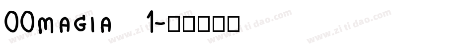 00MAGIA 1字体转换